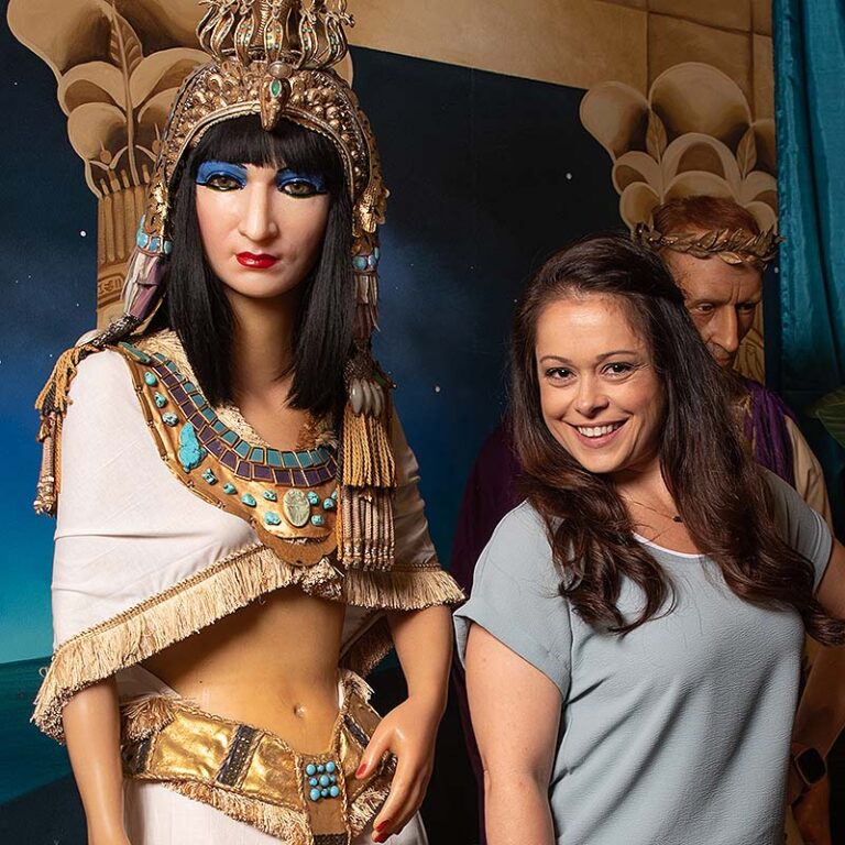 Cleopatra wax figure